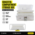 Graceful compartment storage box