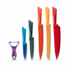Colorful 6 Pieces Kitchen Knives Set