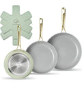 3‑Piece Green Cookware Set