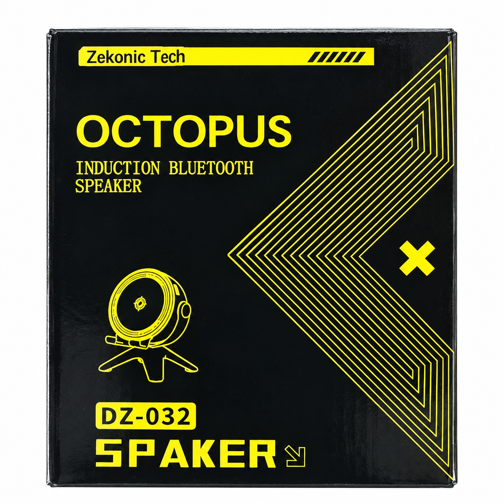 Zekonic Tech Octopus Induction Bluetooth Speaker – DZ-032 5W with Phone Stand