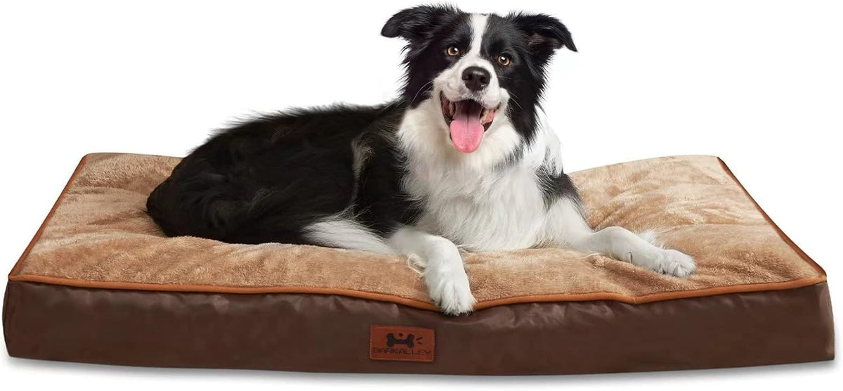 Bark Alley Orthopedic Dog Bed – Extra Large Dog, Removable Cover