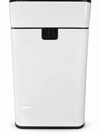 Zen Swipe Stainless Steel Sensor Trash Bin – 20L White Wings-Open (Model 9811)