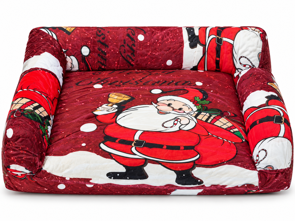 NESLAKO Santa-Red Pet Sofa – Christmas Santa Design (Item A1351RD)