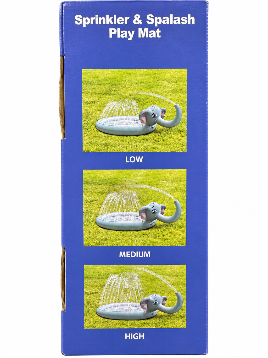 SUSENGO Sprinkler & Splash Play Mat – Elephant Design, 1.8 x 1.36 m