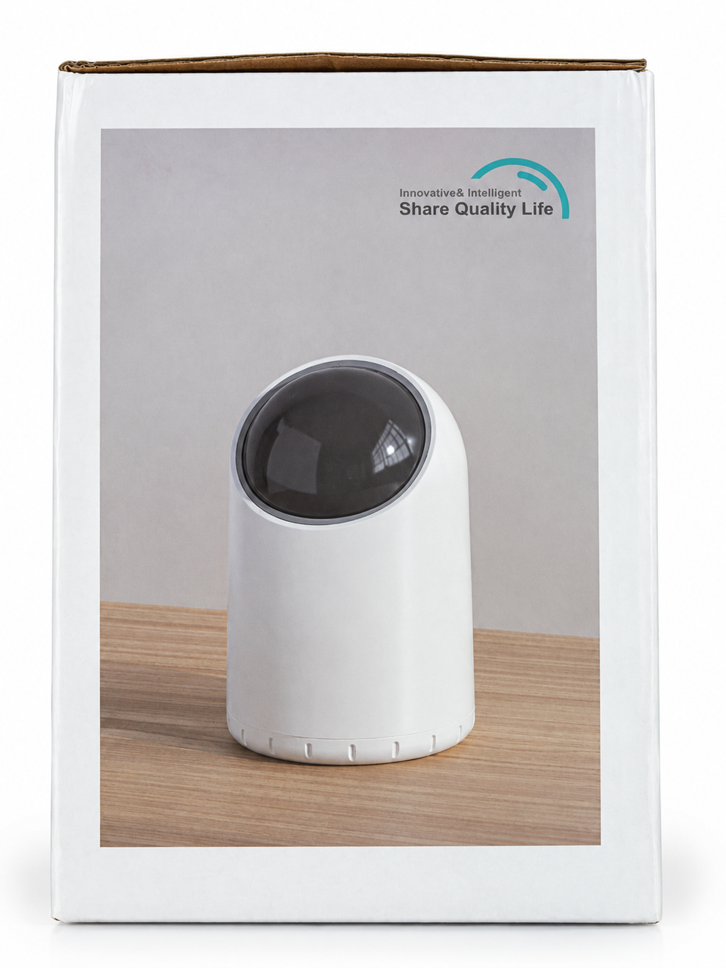 Zen Swipe Mini Touchless Desktop Sensor Trash Bin – Model 666 (5.12 x 5.12 x 7.72 in)