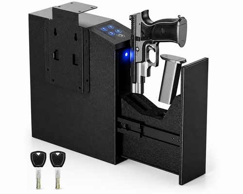 BGX-M/D-T6 ADIMO BGX-M/D-T6-P Gun Safe for Handgun, for Wall and Nightstand, w/ 3-6 Digit Code, Silent Mode LED Light for Quick Access