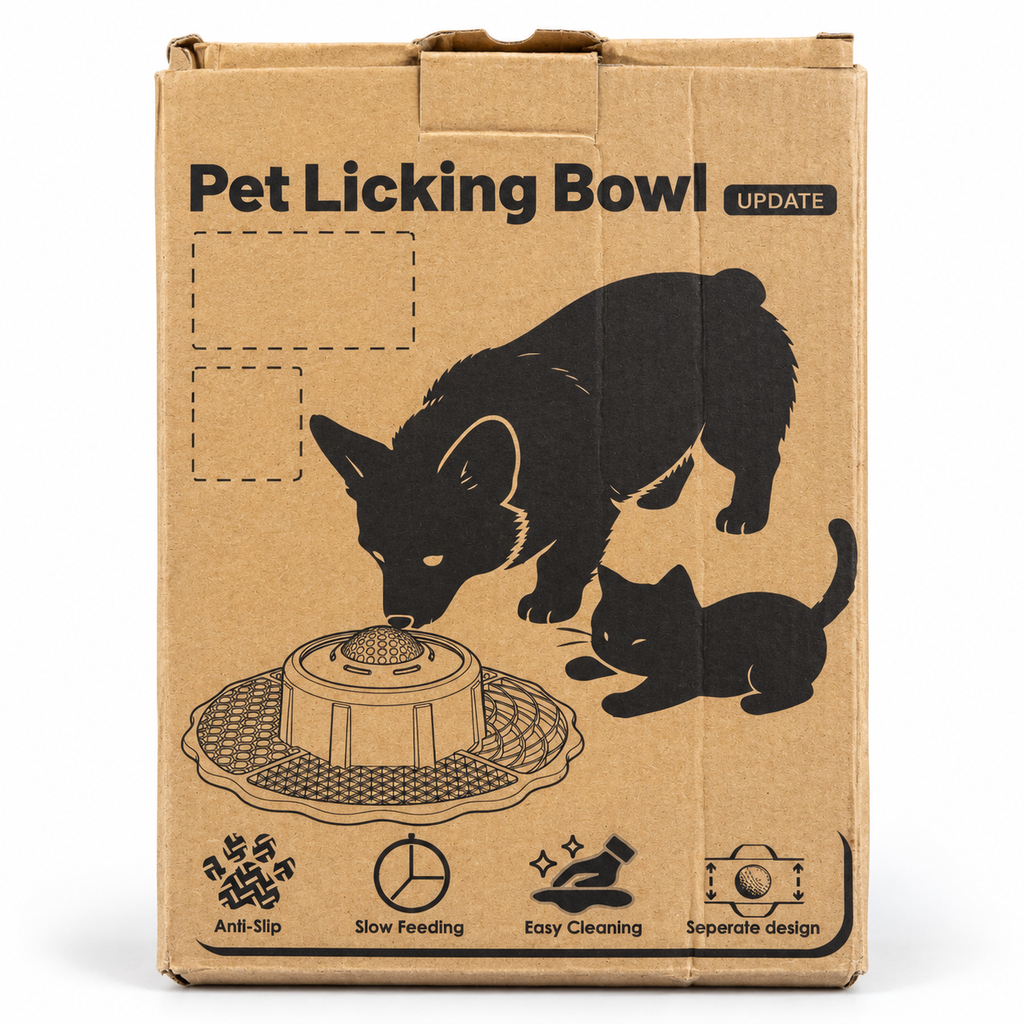 GeekWhip Pet Licking Bowl & Slow Feeder