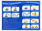 SUSENGO Sprinkler & Splash Play Mat – Elephant Design, 1.8 x 1.36 m