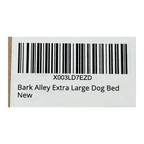 Bark Alley Orthopedic Dog Bed – Extra Large Dog, Removable Cover