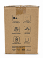 Zen Swipe Mini Touchless Desktop Sensor Trash Bin – Model 666 (5.12 x 5.12 x 7.72 in)