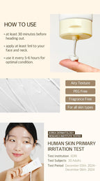 mixsoon Bean Sunscreen-Lightweight Airy Texture SPF 50 Korean Sunscreen for Face, No White Cast, Non-Sticky Stocking Stuffers 50ml / 1.69 fl.oz. Korean Glass Skin Care