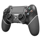 Wireless Controller Compatible with PS4/Pro/Slim, Black ps4 controller with Dual Vibration, 1000mAh Battery, 6-Axis Motion Sensor, Built-in Speaker & 3.5mm Headphone Jack, Charging Cable (black)