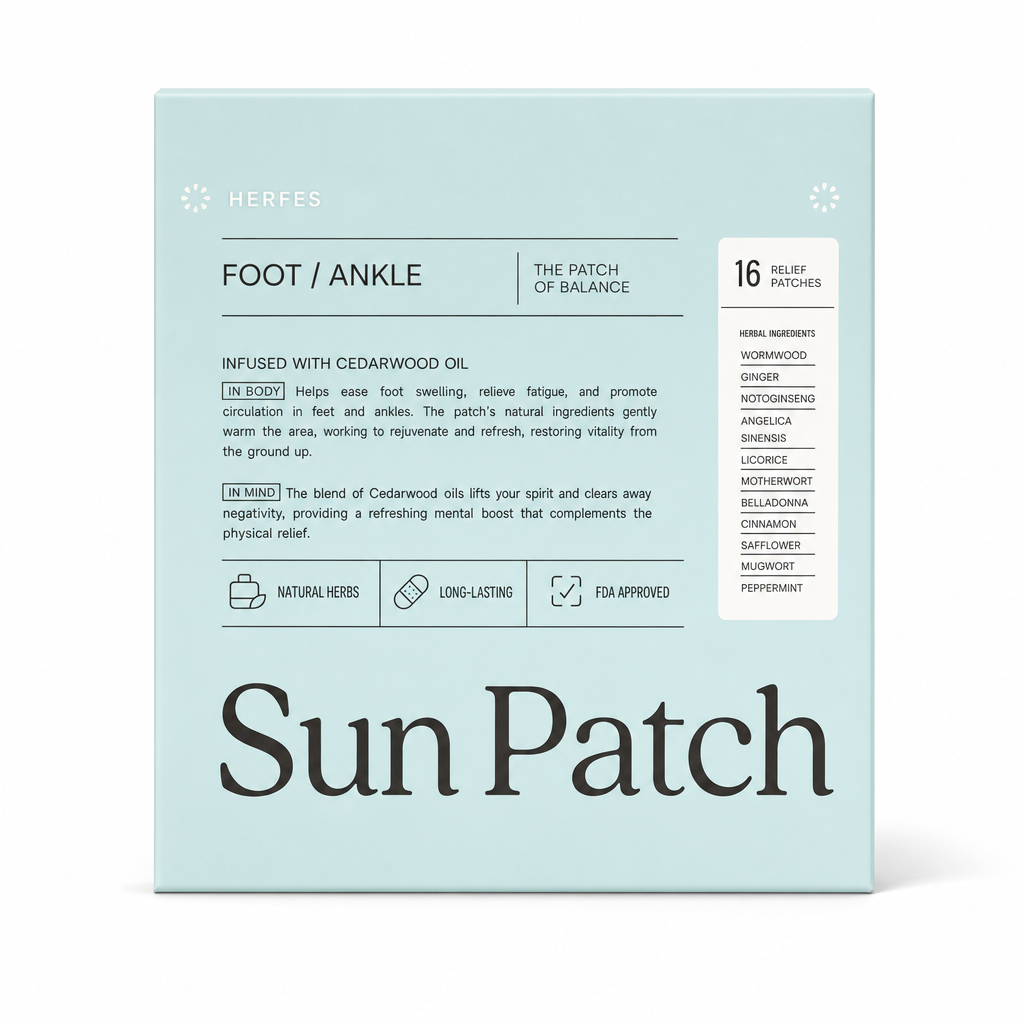 HERFES Sun Patch foot ankle patches