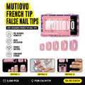 Mutiovo French Tip false nail tips