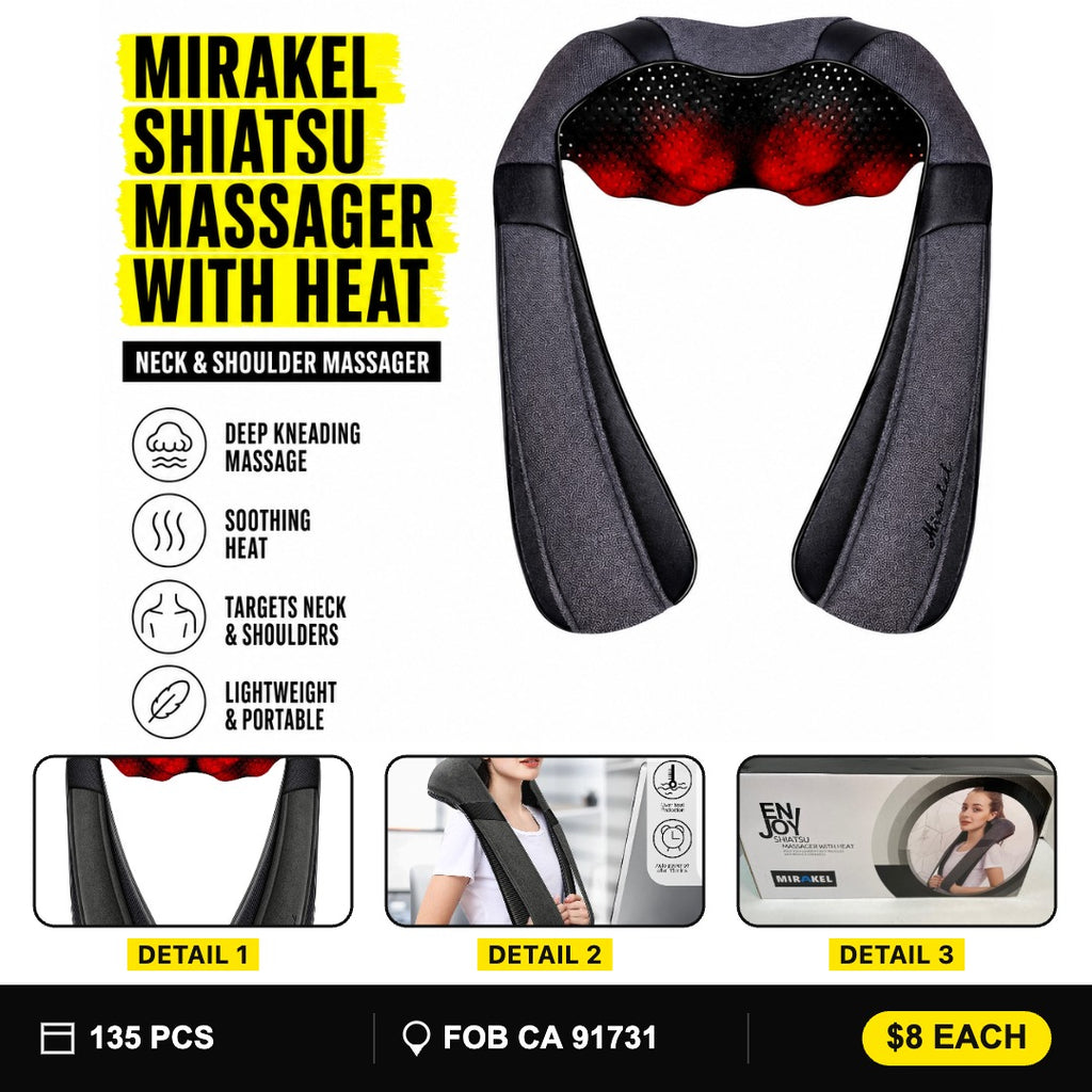 Mirakel Shiatsu Massager with Heat