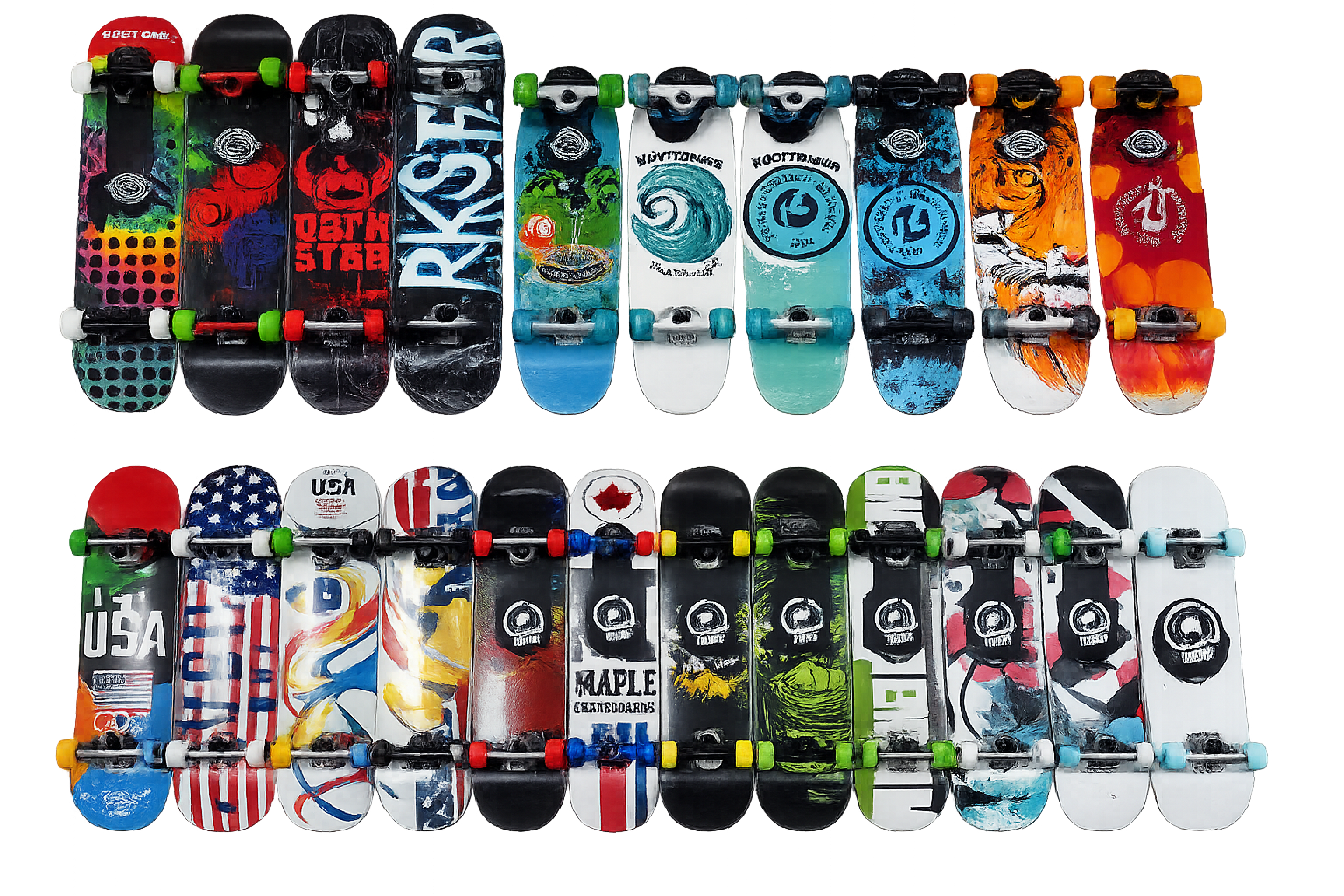 BRAVO Skateboards | Assorted Graphic Designs | Complete Skateboard Wholesale Lot