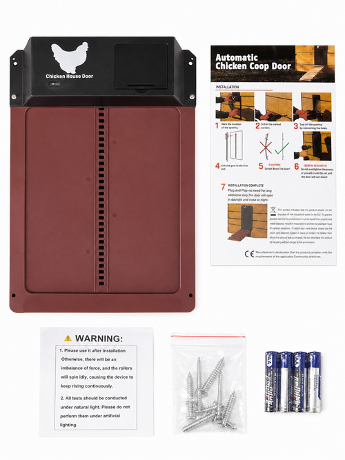 Automatic Chicken Coop Door with Light Sensor