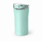 12 oz Insulated Travel Coffee Mug with Flip Lid — Mint Green | Stainless Steel Vacuum Tumbler