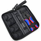 Wire Tool Set – HS-30J Crimping Pliers with Zippered Carrying Pouch