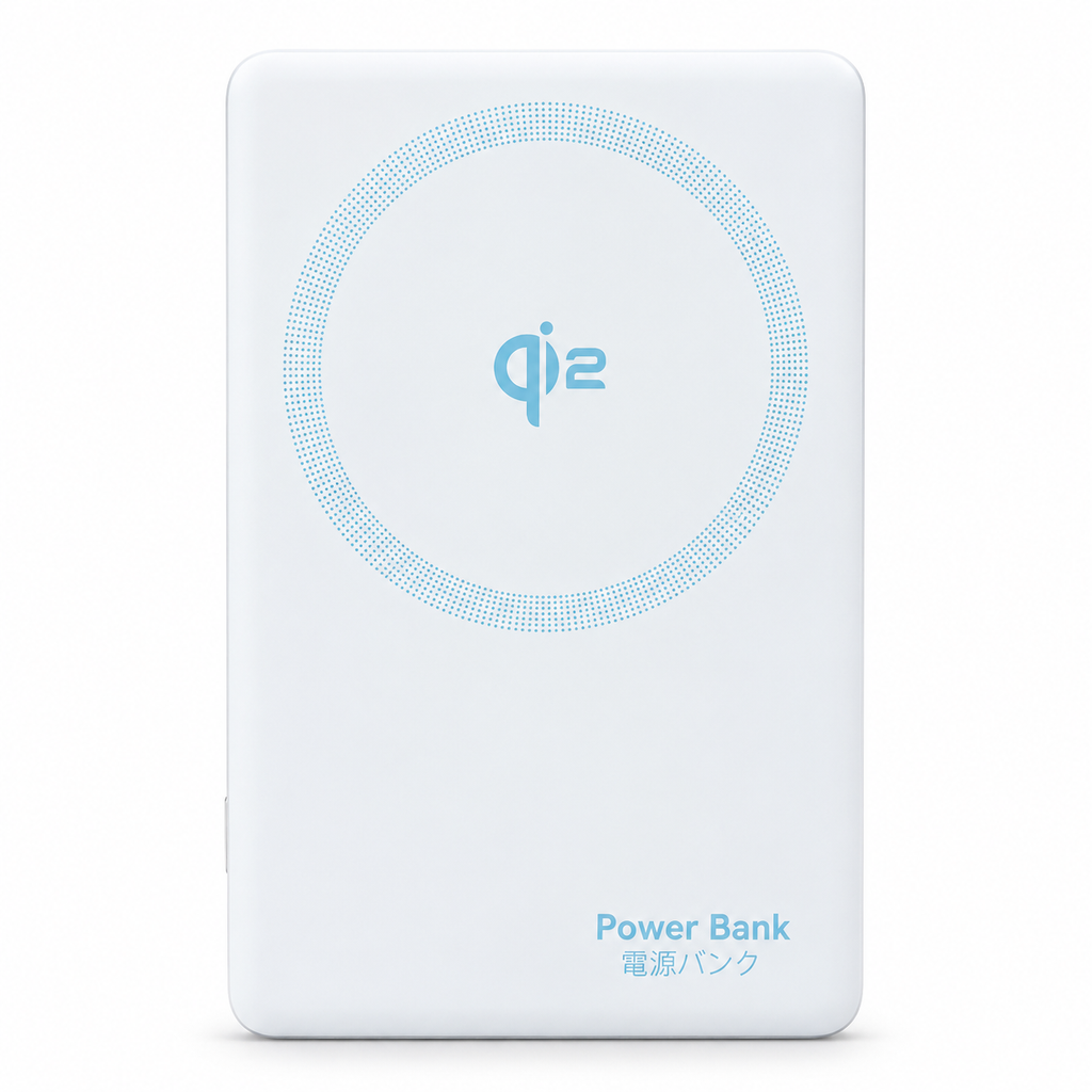 Fast Charging Power Bank – 5000mAh Qi2 Magnetic Wireless (Pink)
