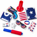 True Fan Kit – 12-Piece USA Patriotic Party Kit (MG888)
