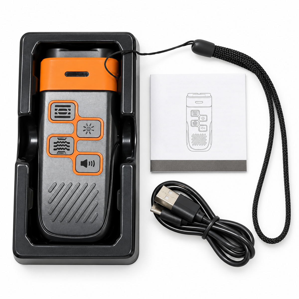 Ultrasonic Dog Trainer – K40 Handheld with Dual Speakers