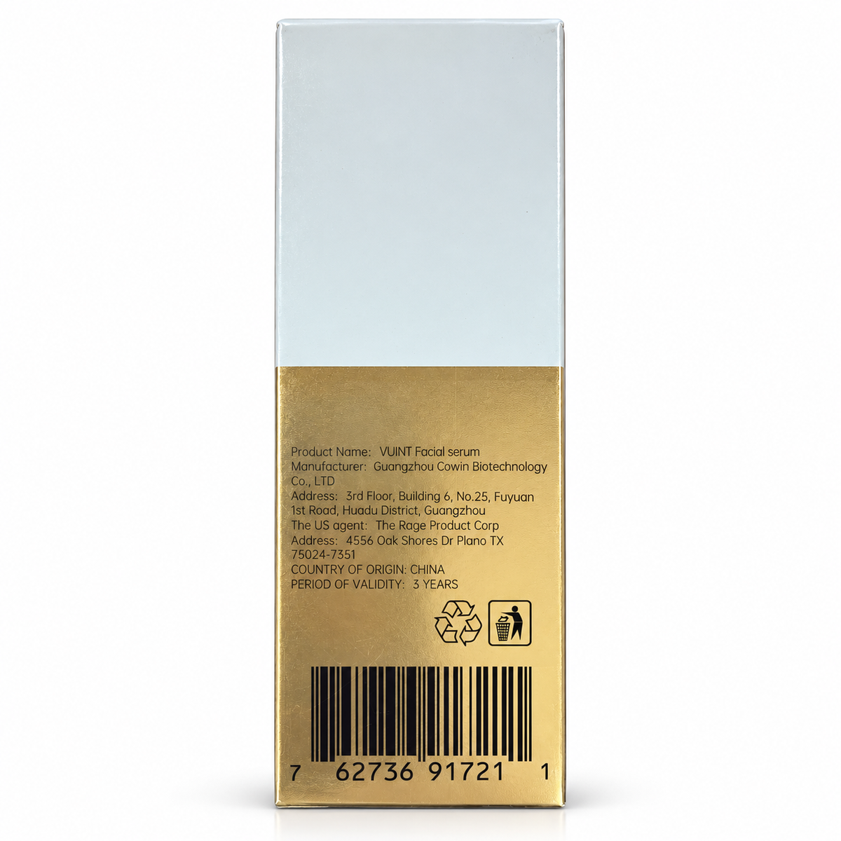 VUINT Facial Serum – 30ml with 5% Niacinamide