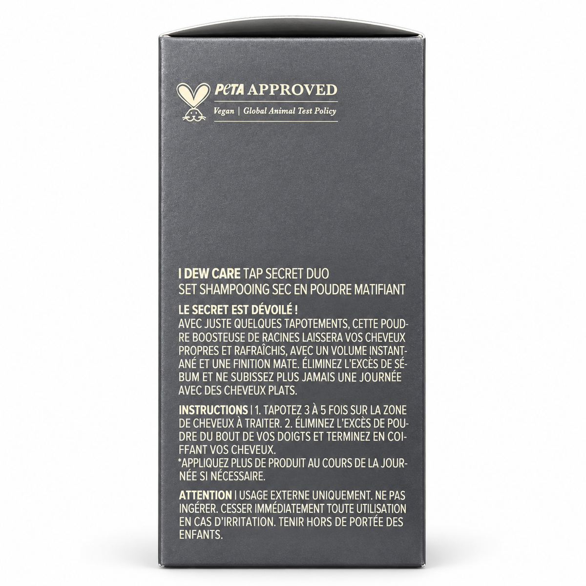 I Dew Care Tap Secret Duo Mattifying Dry Shampoo Powder Set – 2 x 7g (0.24 oz)