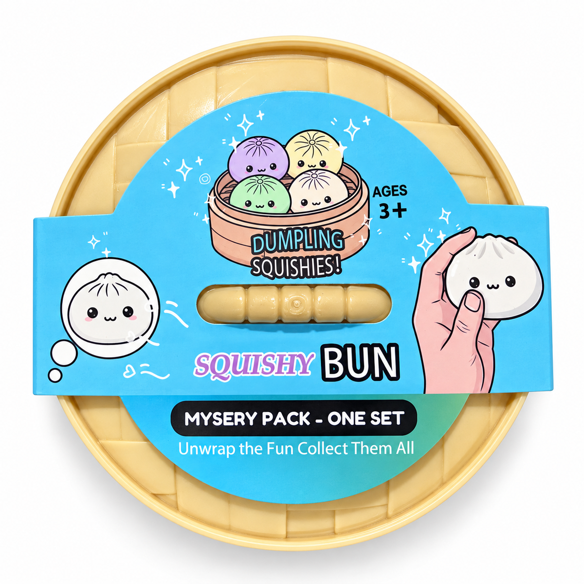 Dumpling Squishies – Squishy Bun Mystery Pack (Ages 3+)