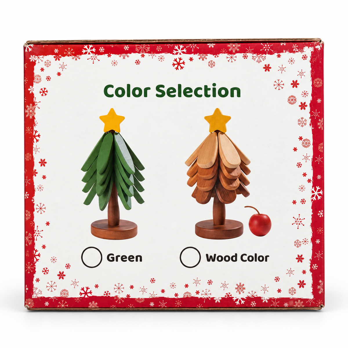 TOTAKY Christmas Tree Shape Wooden Trivets – 30 Pcs per Box