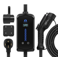 WOSHION Level 2 Portable EV Charger 40A, NEMA 14-50 Plug, 240V Fast Charging Station, Adjustable 16A-40A, 25FT Cable, IP66 Waterproof, Compatible with All J1772 EVs