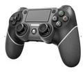 Wireless Controller Compatible with PS4/Pro/Slim, Black ps4 controller with Dual Vibration, 1000mAh Battery, 6-Axis Motion Sensor, Built-in Speaker & 3.5mm Headphone Jack, Charging Cable (black)