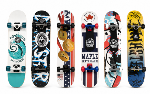BRAVO Skateboards | Assorted Graphic Designs | Complete Skateboard Wholesale Lot