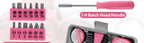 12 screwdriver bits and 1/4 inch bit driver handle