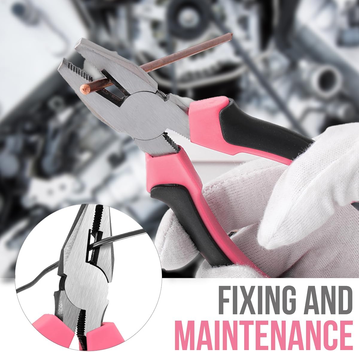 6-inch wire pliers for fixing and maintenance